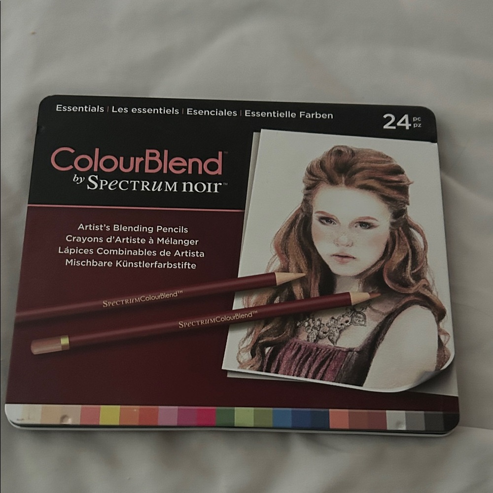 Spectrum Noir ColorBlend Premium Artists Blending Pencils 24 Piece - Essentials